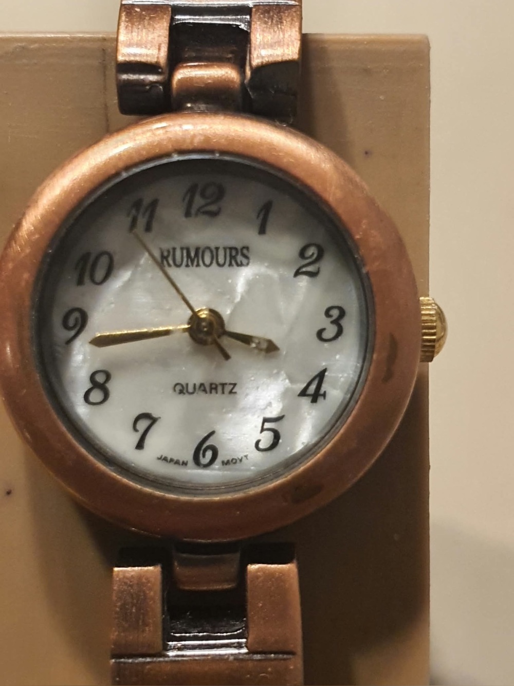 🦋10/$20🦋 Rumours Bronze/MOP Stainless Steel Women's Watch